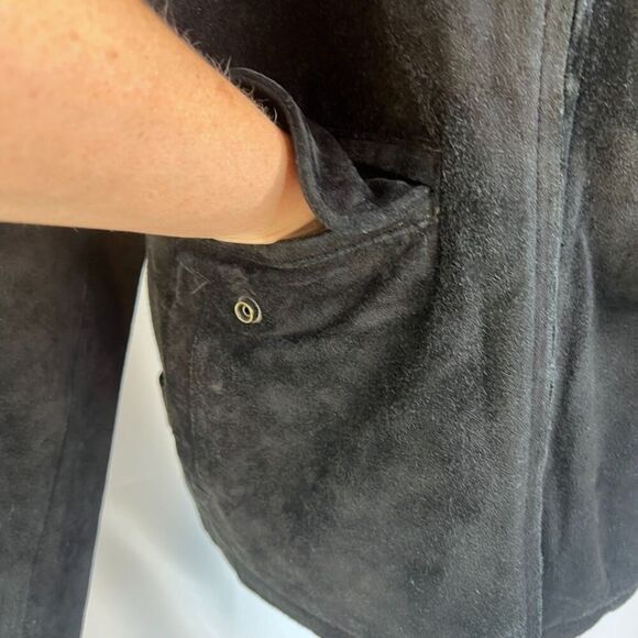 JLC Adventures On The Wing American Classics Black Leather Moto Jacket Medium - Picture 7 of 14